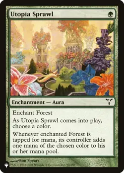Utopia Sprawl 1x MtG Mystery Booster MB1 SP/NM - Image 1