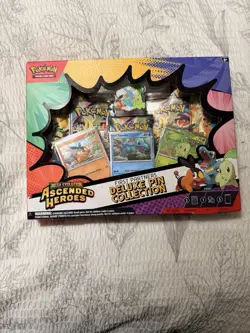 Pokemon Ascended Heroes Deluxe Pin Collection Box New Sealed TCG Booster Packs - Image 1