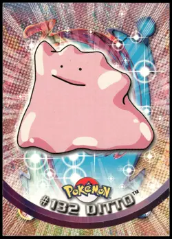 Pokemon 2000 Topps TV Animation Edition Series 3 #132 Ditto Blue Logo - Image 1