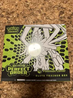 Pokemon Center Mega Evolution Perfect Order Elite Trainer Box English 40 Cards - Image 1
