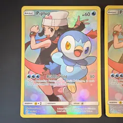 Pokemon TCG 2 Card Lot Holo Regular Piplup 239/236 English 2019 - Image 2