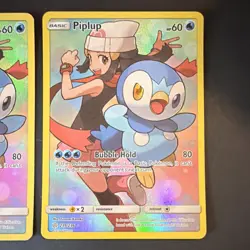 Pokemon TCG 2 Card Lot Holo Regular Piplup 239/236 English 2019 - Image 3