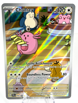 Chansey 187/167 - Twilight Masquerade - Illustration Rare - Pokemon - NM - Image 1