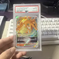 Graded 2023 Pokemon SWSH Crown Zenith #019 Charizard Vstar Crown Zenith PSA 10 - Image 1