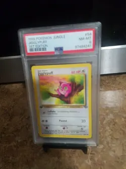 1999 Pokemon Jungle Jigglypuff 1st Edition Psa 8 - Image 2