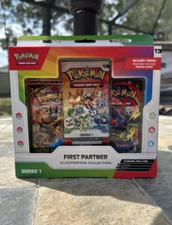 Pokemon TCG First Partner Illustration Collection Series 1 Sealed Box - Image 1