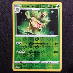 Ludicolo 009/192 Reverse Holo Rare Rebel Clash Pokemon Moderately Played - Image 1