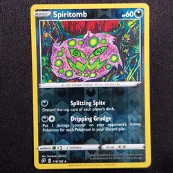 Spiritomb 116/192 Reverse Holo Rare Rebel Clash Pokemon Near Mint - Image 1