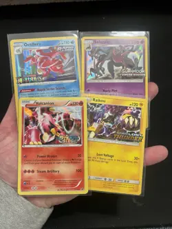 Stamped Pokemon Card Collection Lot Vintage Wotc Holos Rares More - Image 1