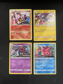 Stamped Pokemon Card Collection Lot Vintage Wotc Holos Rares More - Image 2