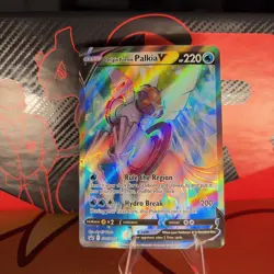 Origin Forme Palkia V SWSH253 Black Star Promo Full Art Holo Pokemon Card - Image 1