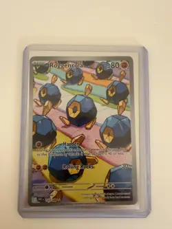 roggenrola 127/086 Pokemon White Flare: Pokemon White Flare base set holo - Image 1