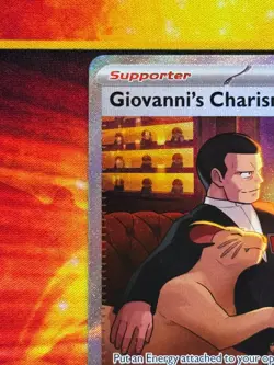 Giovanni’s Charisma SIR 204/165 - Pokemon SV: Scarlet & Violet 151 - NM - Image 2