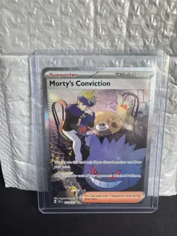 Pokemon TCG Trainer Morty's Conviction SIR 211/162 Temporal Forces - Image 1