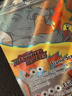 Pokemon TCG Team Rockets Moltres EX#208/182 Destined Rivals Stamped Promo NM - Image 4