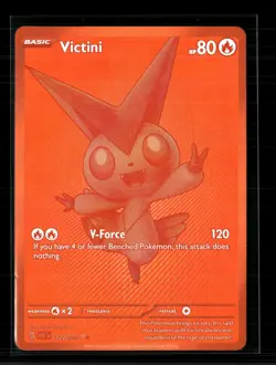 Pokemon 2025 Scarlet & Violet White Flare Victini HR #172/86 - Image 1