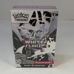 Pokemon Scarlet & Violet White Flare Booster Bundle Box Sealed English 6 Packs - Image 1
