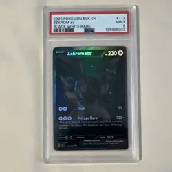 Pokemon Zekrom ex Sv: Black Bolt 172/086 Black White Rare Holo PSA 9 - Image 1