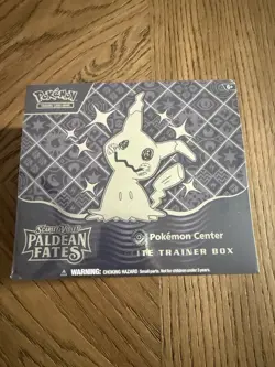 Pokemon TCG - Paldean Fates Pokemon Center ETB SEALED 820650856181 - Image 1