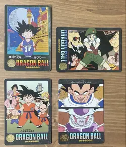 Dragon Ball Trading Card Visual Adventure No 9 Holo Condition Issues - Image 1