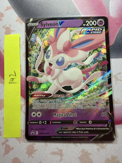 Pokemon TCG Sylveon V SWSH 202 Promo Holo NM - Image 1