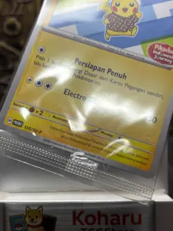 Pokemon Pikachu Berkemeja Batik 155/SV-P Indonesia Journey Sealed Promo - Image 3