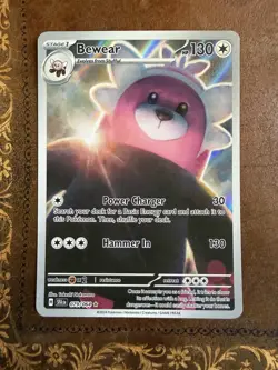 Pokemon Company Bewear 079/064 SV Shrouded Fable Illustration Rare Holo Eng - Image 2