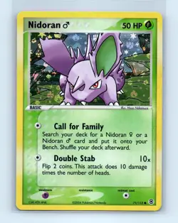 Pokemon tcg FireRed & LeafGreen Nidoran M Near Mint or Better - Image 1