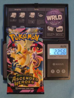 HEAVY!! 🔥 22.56g Pokemon TCG Ascended Heroes Booster (Sealed)✅ GOD PACKUUU - Image 1