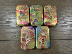 Pokemon TCG Scarlet & Violet 151 Mini Tins Lot of 5 New/Sealed - 10 Packs Total - Image 1