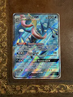 Pokemon Greninja GX Full Art Ultra Rare Holo 120/131 SM-Forbidden Light - Image 1