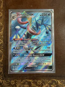 Pokemon Greninja GX Full Art Ultra Rare Holo 120/131 SM-Forbidden Light - Image 3