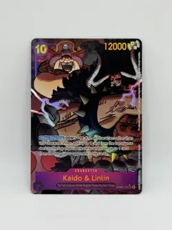 ONE PIECE TWO LEGENDS Kaido and Linlin OP08-119 SEC Parallel Alternate Art NM - Image 1