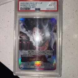 2025 One Piece OP11 #040 Monkey D. Luffy Alternate Art PSA 10 GEM MINT Japanese - Image 2