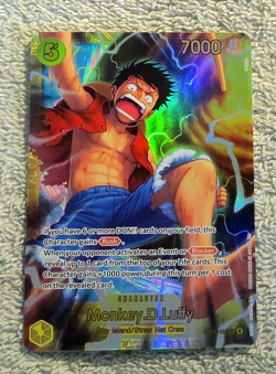 Monkey D Luffy OP15-119 SEC Full Art Holo - One Piece Adventure on Kami's Island - Image 2