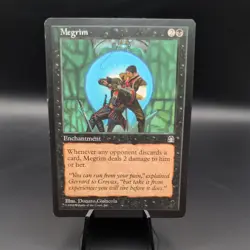MTG - Megrim - Stronghold - LP, English Magic - Image 1