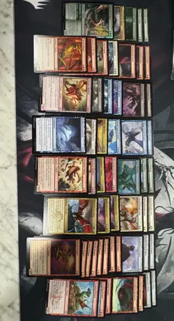 HUGE Lot of 50 Random Dragon Cards only Tribal - MTG Magic NM/LP - Image 1