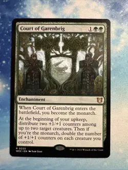 MTG Court of Garenbrig (033) *Non-Foil* Extended Art Wilds of Eldraine WOC MT/NM - Image 1