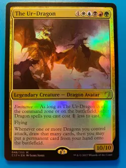 MTG 1x FOIL The Ur-Dragon #48 Commander 2017 Magic the Gathering Card x1 NM - Image 1
