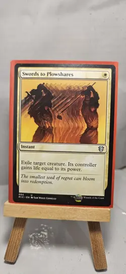 Swords to Plowshares – Innistrad Midnight Hunt Commander (MIC) #094 – MTG White - Image 1