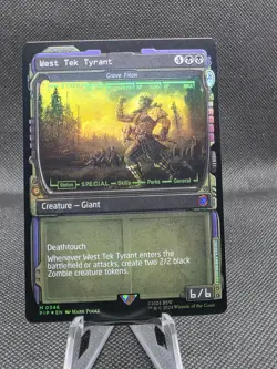 MTG - [FOIL] West Tek Tyrant - Grave Tyrant (Showcase) - Fallout - Image 1