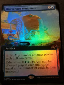Riverchurn Monument - Foil - Extended Art - DFT - MTG - EN - NM - 0381 - Image 1