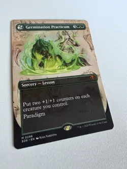 MTG Germination Practicum (Borderless) - 296 - NM - Secrets of Strixhaven - Image 1
