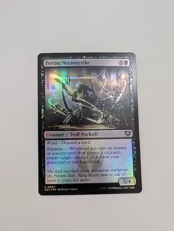 MTG - Forum Necroscribe (Foil) - Secrets of Strixhaven NM/M Condition - Image 1