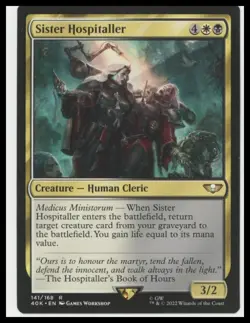 Sister Hospitaller - Universes Beyond: Warhammer 40,000 - NM - MTG - Image 1