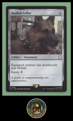 Basilisk Collar - Universes Beyond: Fallout - NM - MTG - Image 1