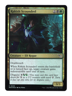 MTG-Rakish Scoundrel -Murders at Karlov Manor-225-Near Mint-Foil - Image 1