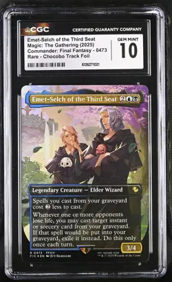 EMET-SELCH OF THE THIRD SEAT Final Fantasy Chocobo Track Foil CGC 10 MTG - Image 1