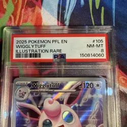 Pokemon Phantasmal Flames 105 Wigglytuff Illustration Rare PSA 8 NM-MT - Image 2