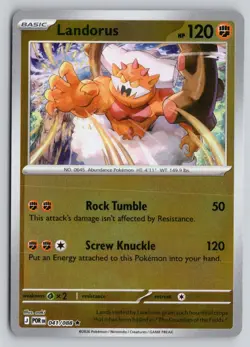 LANDORUS 041/088 RARE PERFECT ORDER POKEMON REVERSE HOLO NM - Image 1